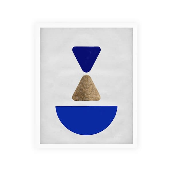 Unbranded Abstract Nature Shapes Framed Abstract Art Print 22 in. x 18 in.