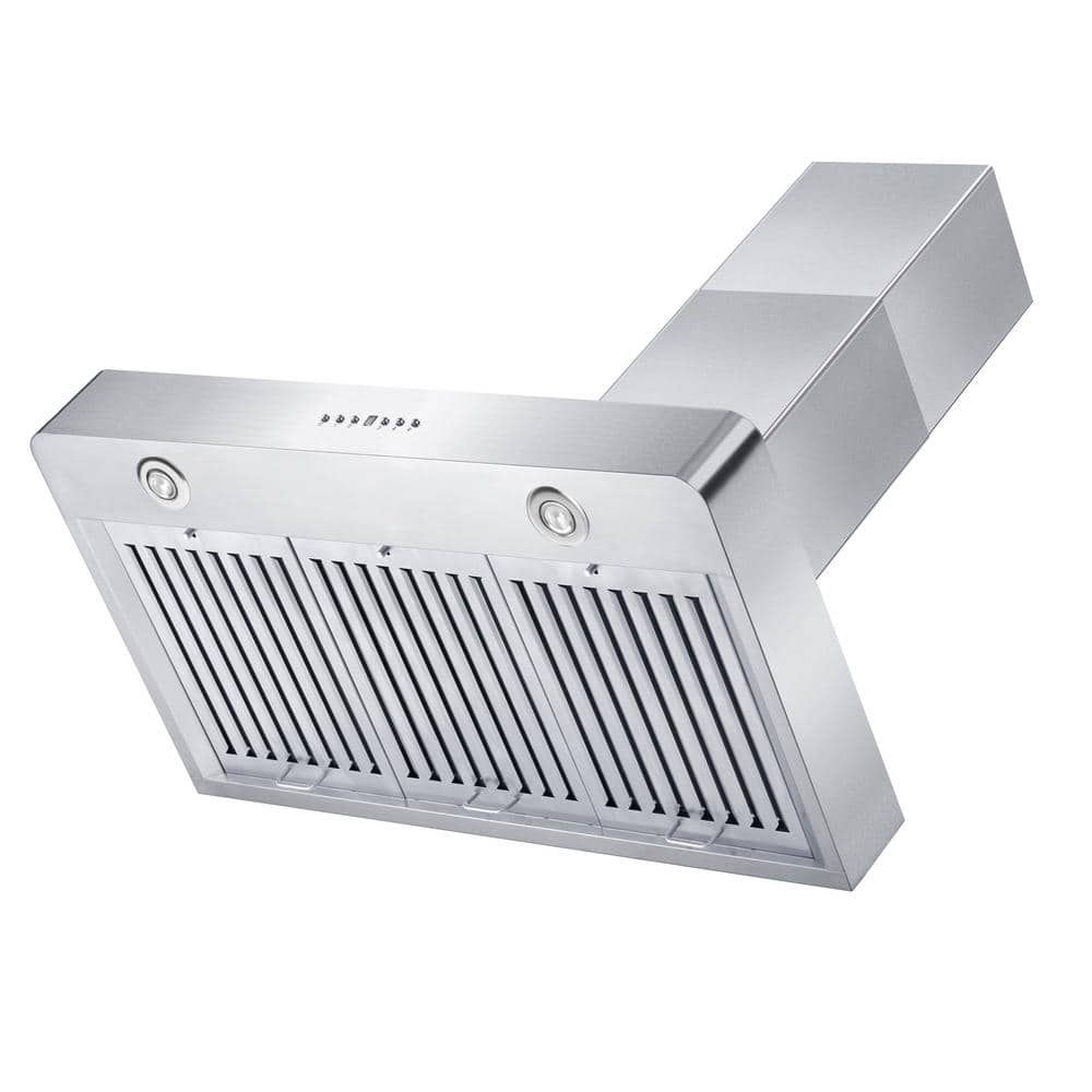 36-Inch Stainless Steel Convertible Wall Mount Range Hood