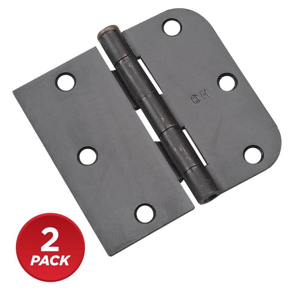 Onward 3-11/16 in. x 3-1/2 in. Oil-Rubbed Bronze Full Mortise ...
