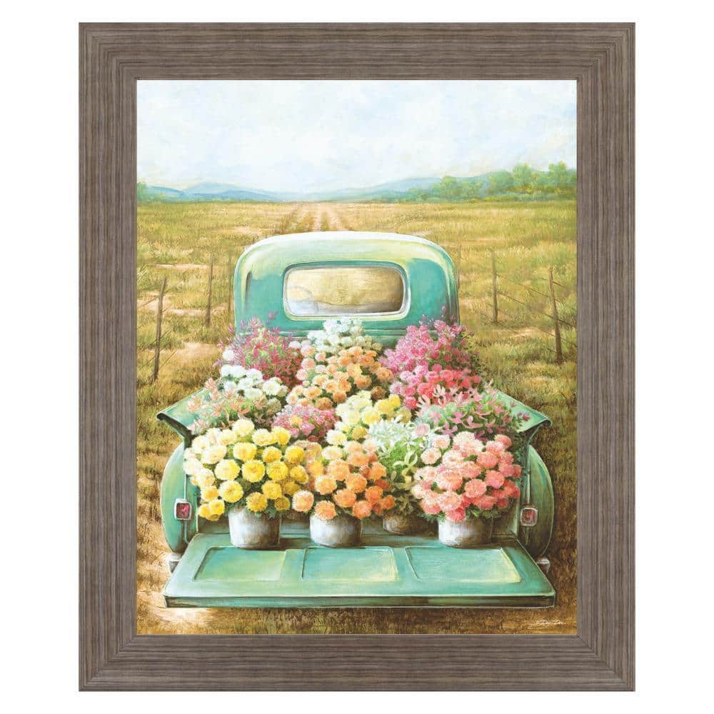 GWセール☆ TRUCK FURNITURE 草花染色　額　アートフレーム Classy Art 