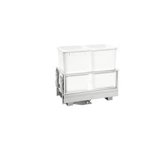 Double 27 Qt. Pullout Waste Container