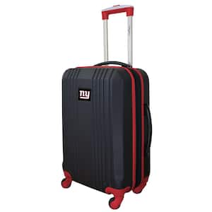 NFL New York Giants Red 21 in. Hardcase 2-Tone Luggage Carry-On Spinner Suitcase