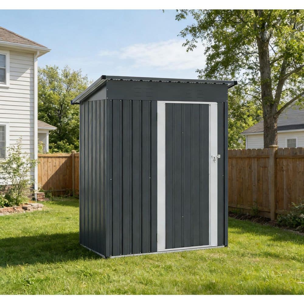 Liviza 5 ft. W x 3 ft. D Metal Shed with Single Door (67 sq. ft