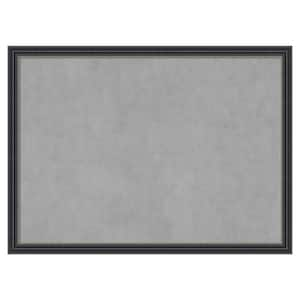 Stylish Black 30 in. x 22 in Magnetic Board, Memo Board