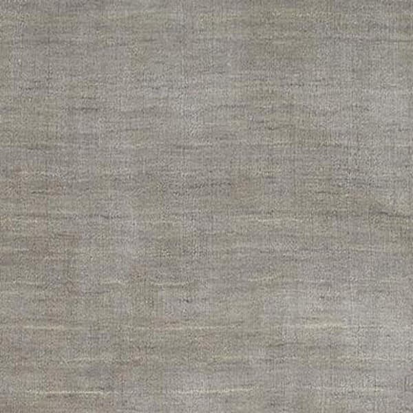Gray and Ivory 2 ft. x 13 ft. Solid Color Area Rug