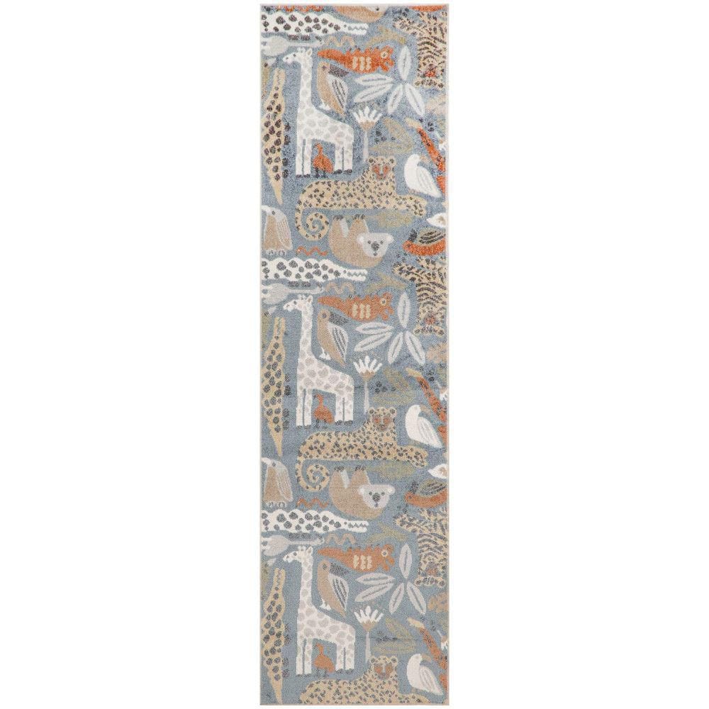 Astra Machine Washable Multicolor 2 ft. x 8 ft. Graphic Contemporary Runner Area Rug price history on PriceWatchPro