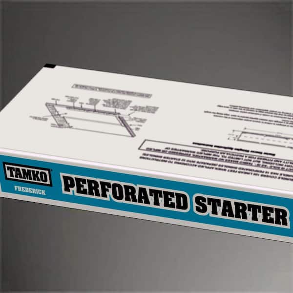 Tamko Perforated Starter 105 lin. ft. Eave and Rake Roofing Starter ...