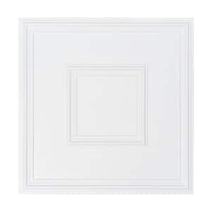 Ceiling Tiles, 12-Pack 24 in. x 24 in., Drop Ceiling Tiles Premium PVC Sheet (48 sq. ft.)