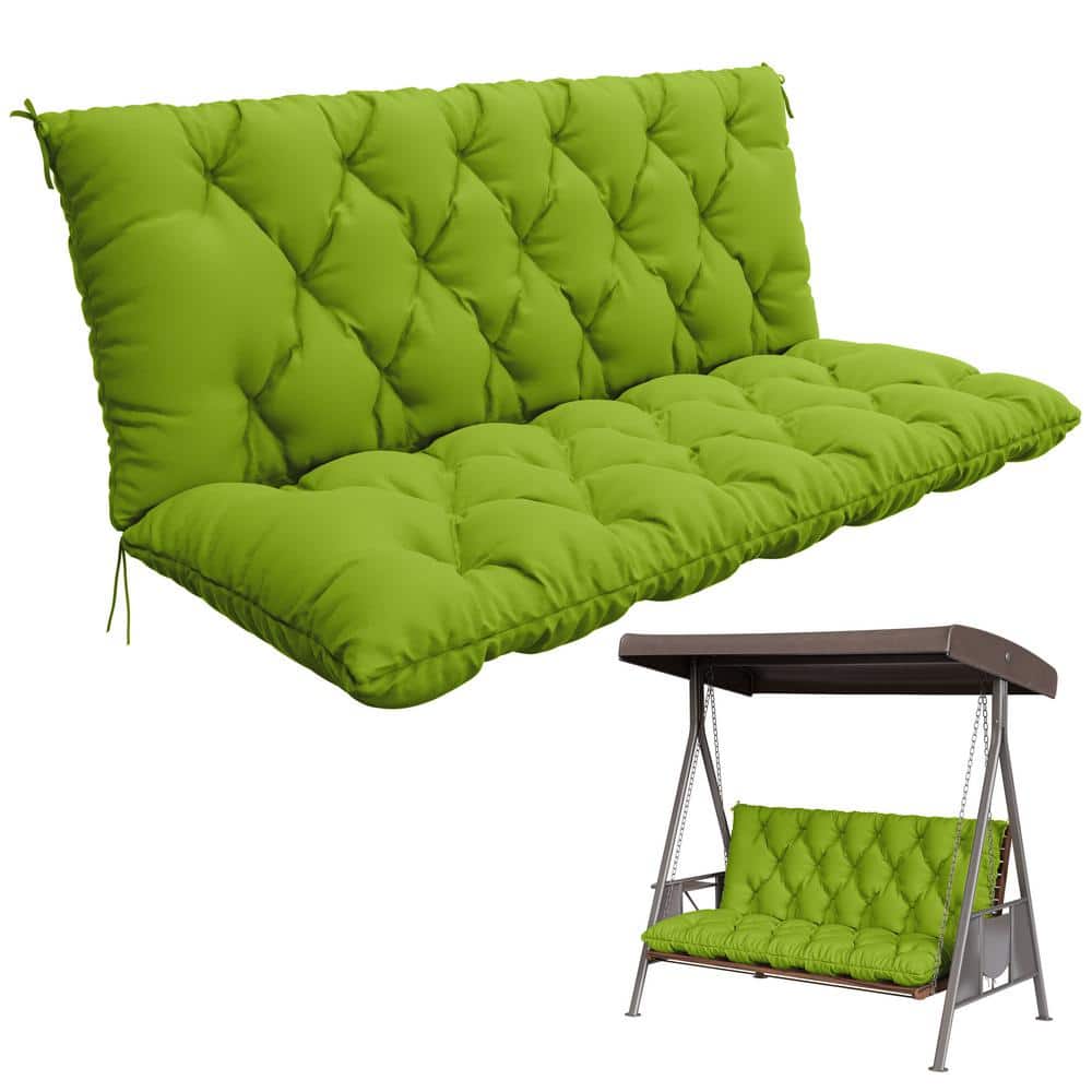 60 in. x 40 in. 2-3 Seater Patio Contoured Replacement Bench Cushion Outdoor Porch Swing Cushion Cushion Grass price history on PriceWatchPro