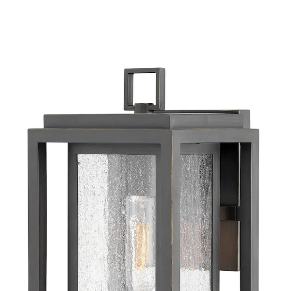 HINKLEY - Hinkley Republic Small Outdoor Wall Mount Lantern, Oil-Rubbed Bronze