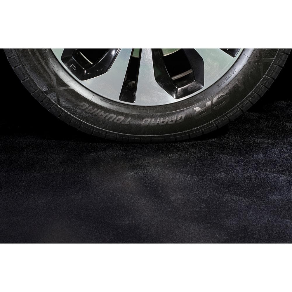 Levant Midnight Black Vinyl Garage Flooring Roll