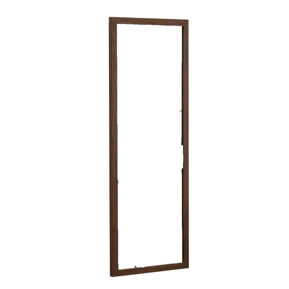 16 in. W x 44 in. H Rectangular Wood Framed Wall Mounted Bathroom Vanity Mi