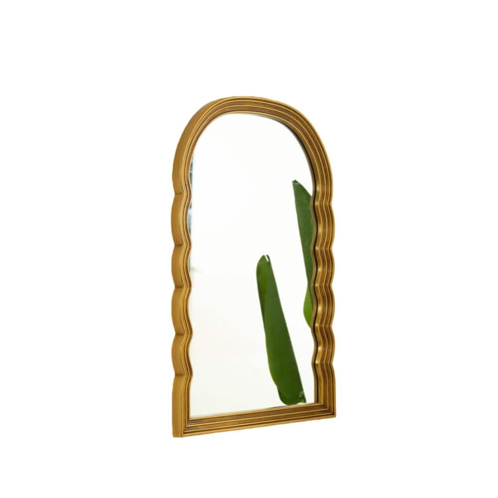 Avex Gold 23 in. W x 35 in. H Retro-style Arch PU Framed Mirror with Three Color Temperatures price history on PriceWatchPro