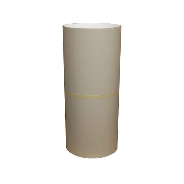 Amerimax Home Products 24 in. x 50 ft. Sandstone Beige over White Aluminum Trim Coil