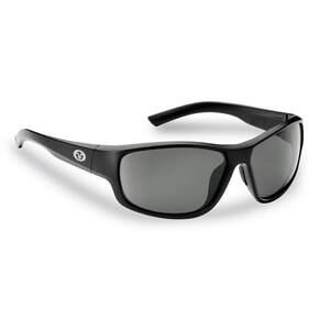 Flying Fisherman Polarized Fishing Sunglasses 7890BS Gaffer Jr Kids Black Smoke 