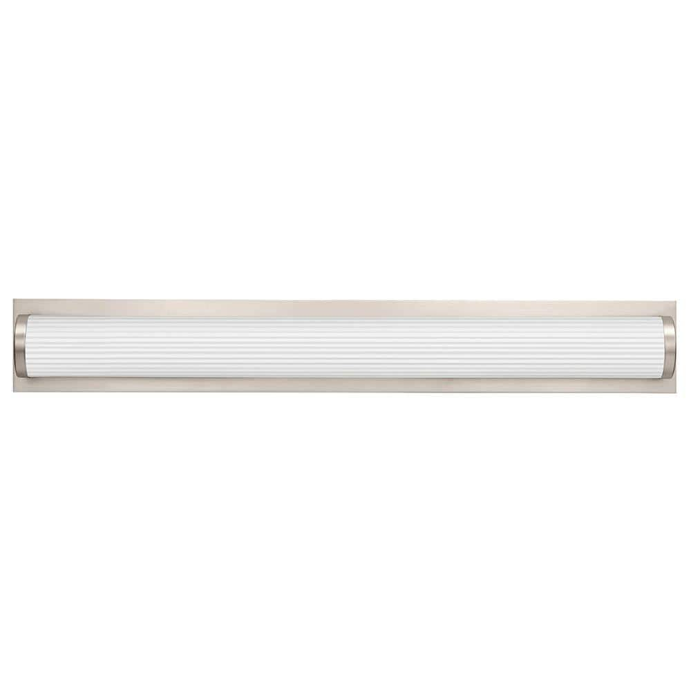 UPC 889804269550 product image for Lithonia Lighting Traditional Round 3-Light Brushed Nickel 3K LED Vanity Light | upcitemdb.com