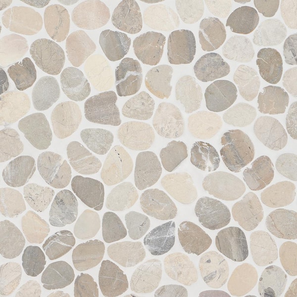 Versatile Mid Grey Porcelain Mosaic Wall and Floor Tile