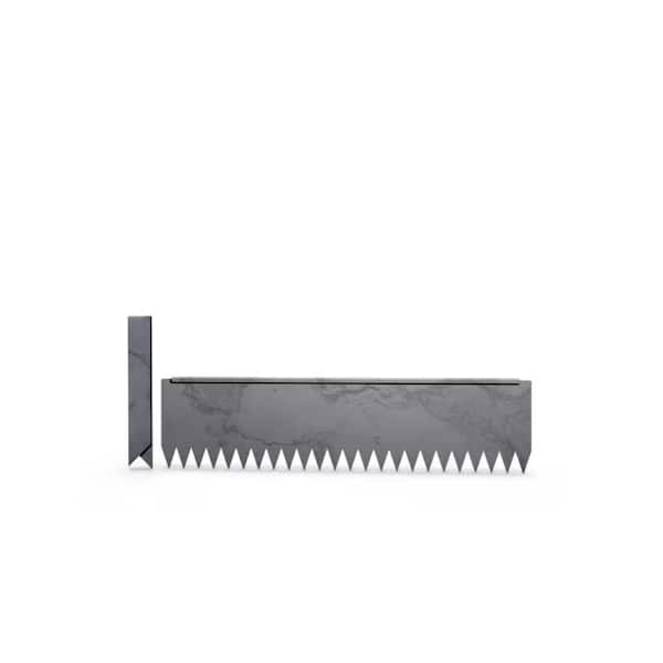 6 in. x 2 ft. 0°Steel Hammer-In Landscape Edging, 1-Pack