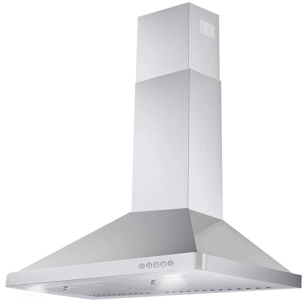 30-Inch Stainless Steel Convertible Wall Mount Range Hood