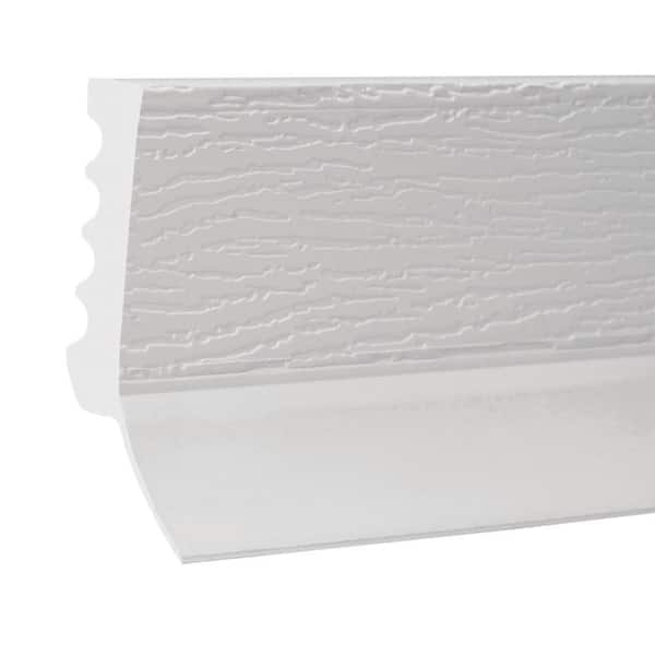 Veranda 2149 7/16 in. x 2 in. x 7 ft. PVC Composite White Garage Door Stop Moulding