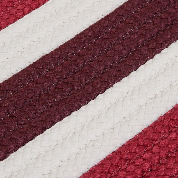 Cape Cod Sangria Doormat 2 ft. x 3 ft. Edamame Braided Area Rug
