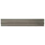 Chester Grey 2 in. x 12 in. Chair Rail Ceramic Wall Trim Tile