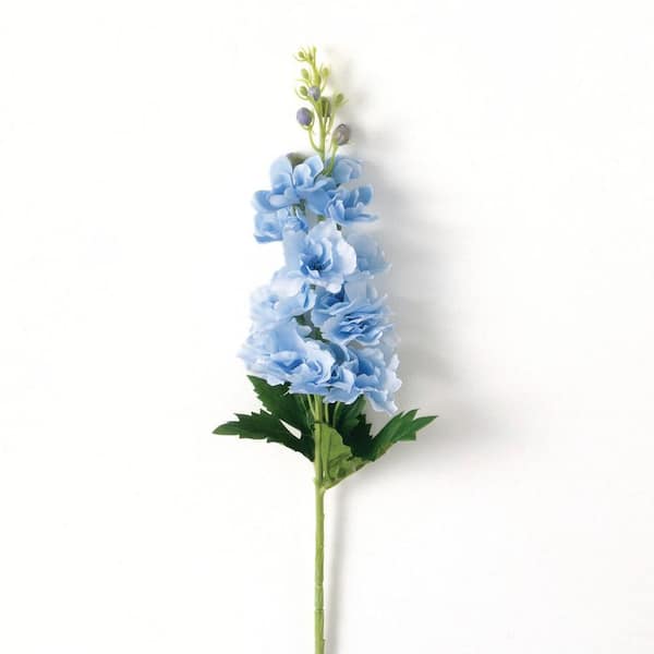 SULLIVANS 28 in. Blue Indoor Artificial Delphinium Flower Spray
