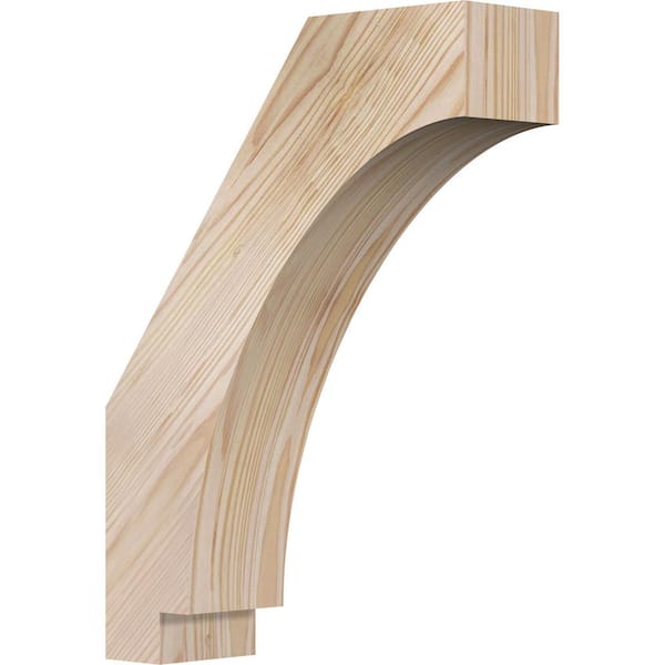 Ekena Millwork 3 1/2"W x 12"D x 16"H Imperial Smooth Knee Brace, Douglas Fir