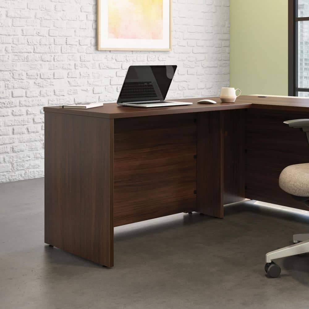 Noble Elm Executive Corner Desk with Melamine Top