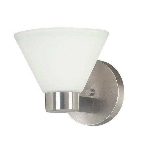 Kenroy Home Maxwell 1-Light Brushed Steel Sconce