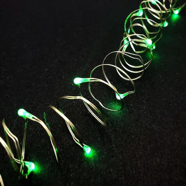 echosari [2 Pack] Battery Operated Christmas Lights 16ft Green Wire 50 —  CHIMIYA