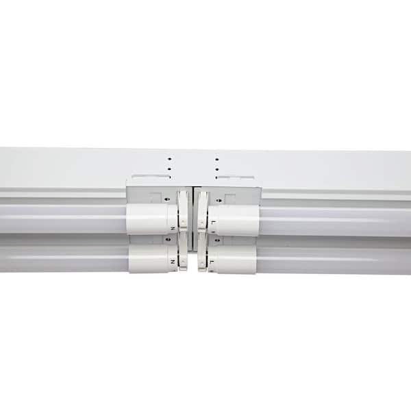 EnviroLite 8 ft. T8 LED White Strip Light Fixture, 5000K