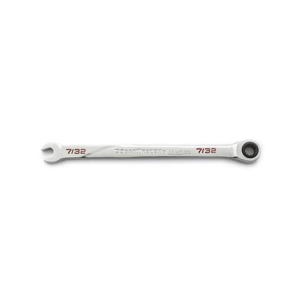 GEARWRENCH 7/32 in. SAE 120XP Universal Spline XL Combination Ratcheting Wrench