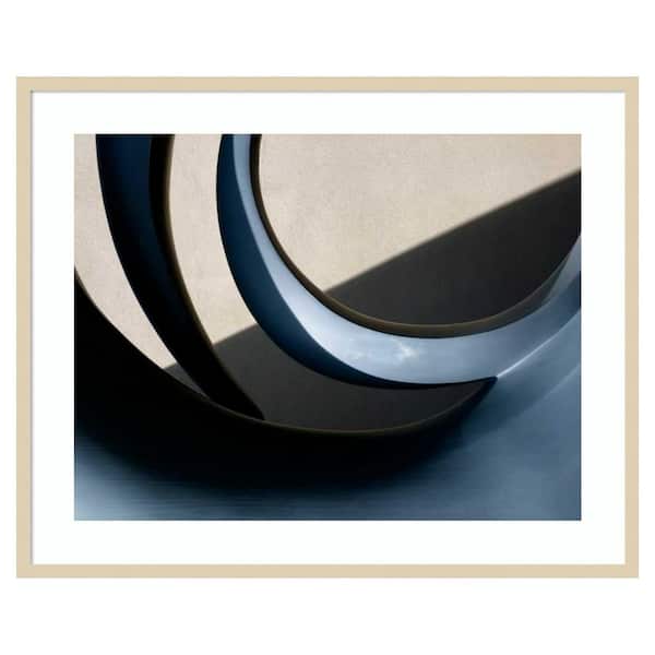 Amanti Art Architectural Curve III by Jim Christensen 1 Piece Framed Giclee Abstract Art Print 33 in. x 41 in.