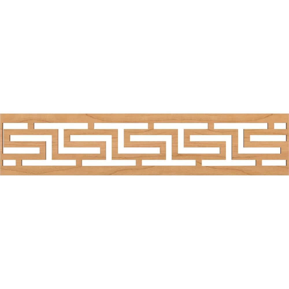 Maple Millwork Ekena Millwork Tulum Fretwork 0.25 in. D x 46.75 in. W x 10 in. L Maple ...