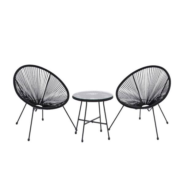 string moon chair set