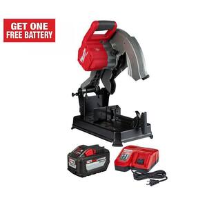 M18 FUEL 18-Volt Lithium-Ion Brushless Cordless 14 in. Abrasive Cut-Off Saw Kit with One 12.0Ah Battery
