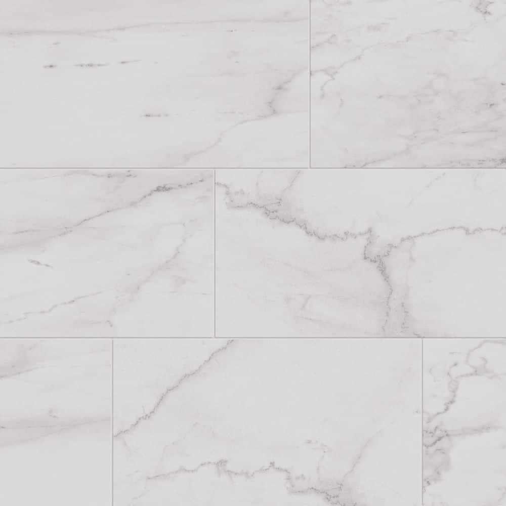Impero Centennial White Glossy 12 in. x 22 in. Marble Look Porcelain Floor and Wall Tile (16.54 sq. ft./Case) price history on PriceWatchPro