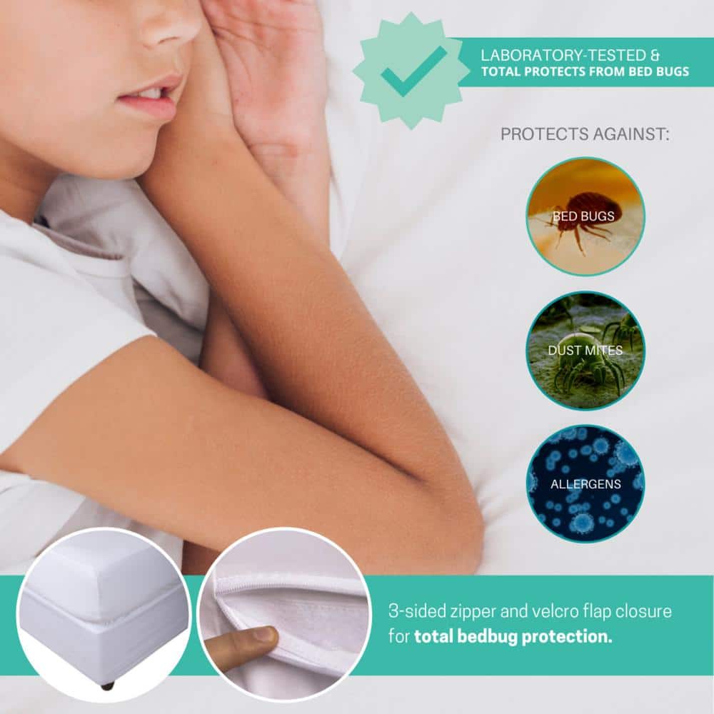 Twin Size Luxurious Waterproof Bed Bug Mattress Protector