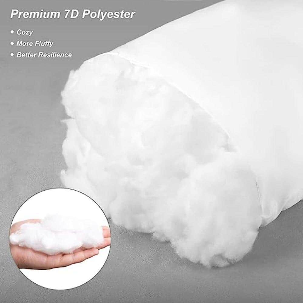 22x22 White Waterproof Outdoor Square Pillow Set