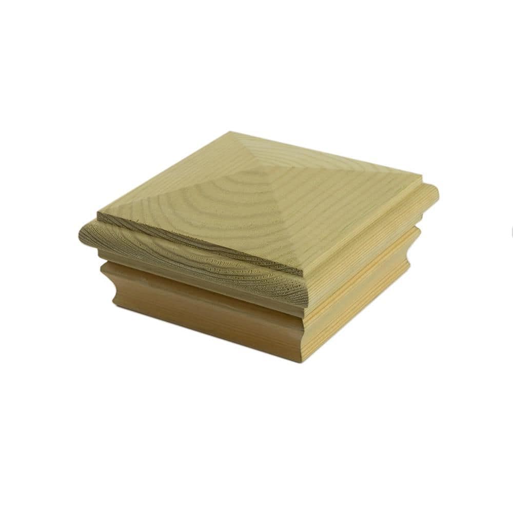 4 in. x 4 in. Newbury High Pyramid Pressure Treated Pine Post Cap price history on PriceWatchPro