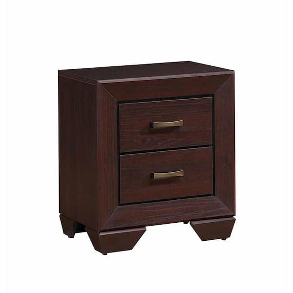 Coaster Fenbrook 2-drawer Dark Cocoa Nightstand