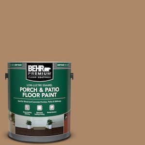 1 gal. #BIC-44 Chamois Leather Low-Lustre Enamel Interior/Exterior Porch and Patio Floor Paint