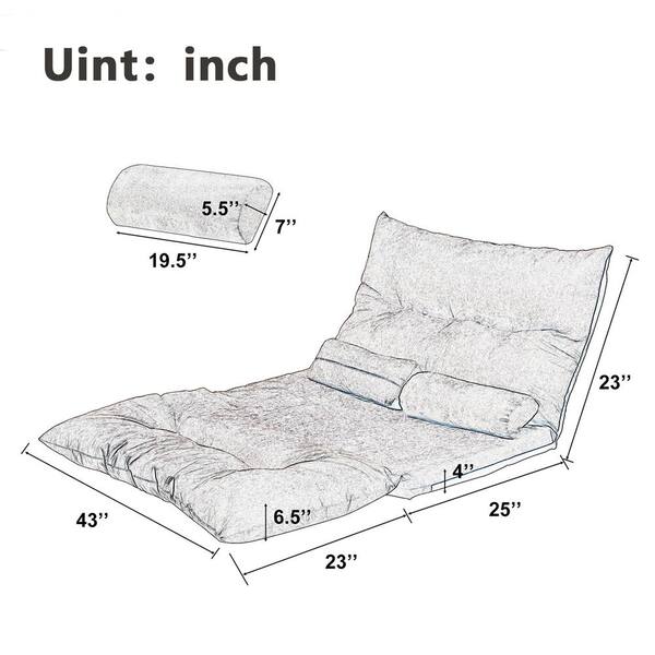 futon dimensions folded