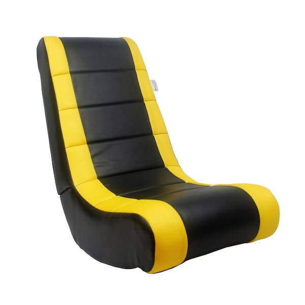 Loungie Rockme Black/Black Gaming Chair in the Video Gaming