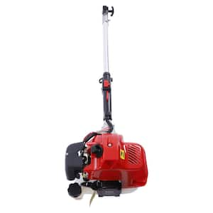 4 in. 2-Stroke 43 CC Portable Red Gasoline Powered Vibrating Fruit Picker Tree Pruner