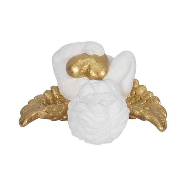 Figurine d'anges chérubins, petite statue d'ange endormi, décoration