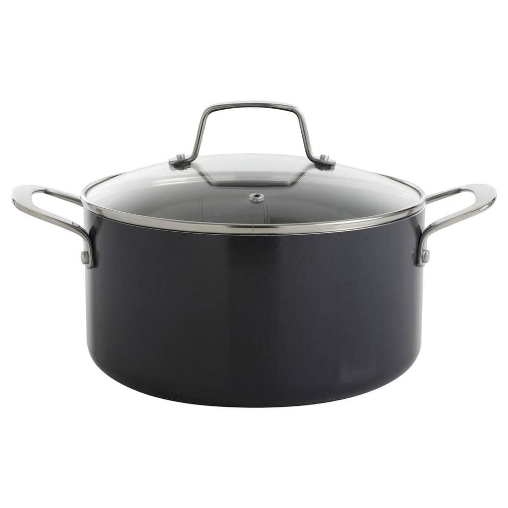 10-Piece Grey Nonstick Aluminum Enamel Cookware Set
