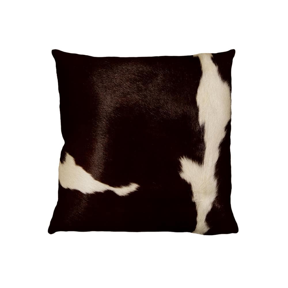 UPC 676685000040 product image for Torino Kobe Cowhide Chocolate & White Animal Print 18 in. x 18 in. Throw Pillow | upcitemdb.com