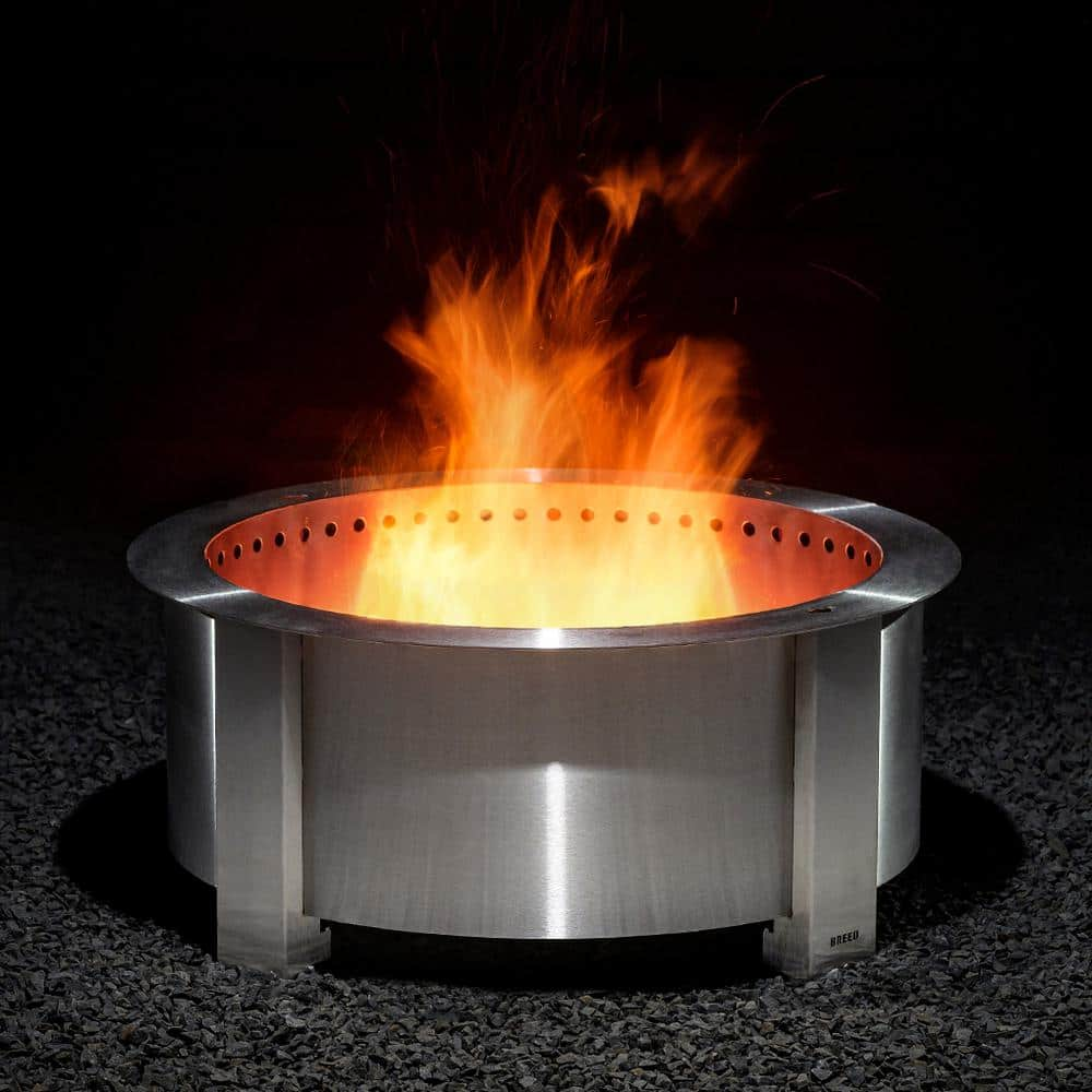 Breeo X Series 19 Smokeless Fire Pit In Corten Steel BR-X19P The Home ...